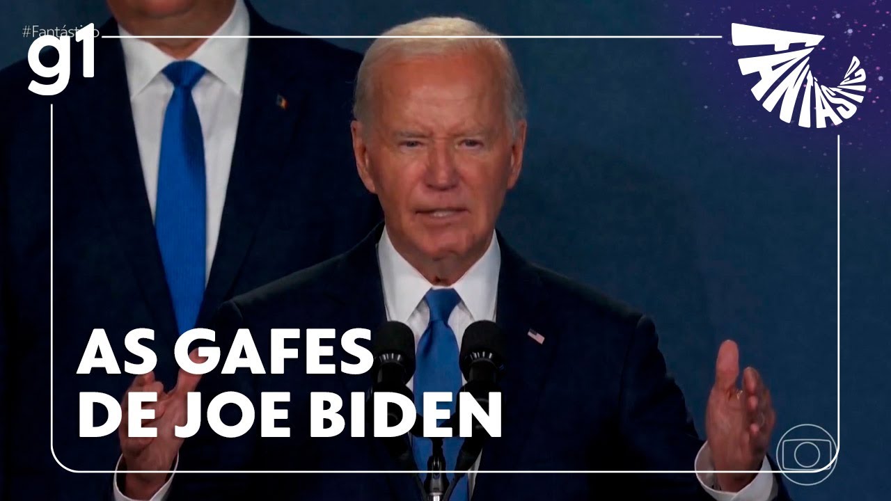 Joe Biden acumulou gafes antes de desistir da reeleição | FANTÁSTICO