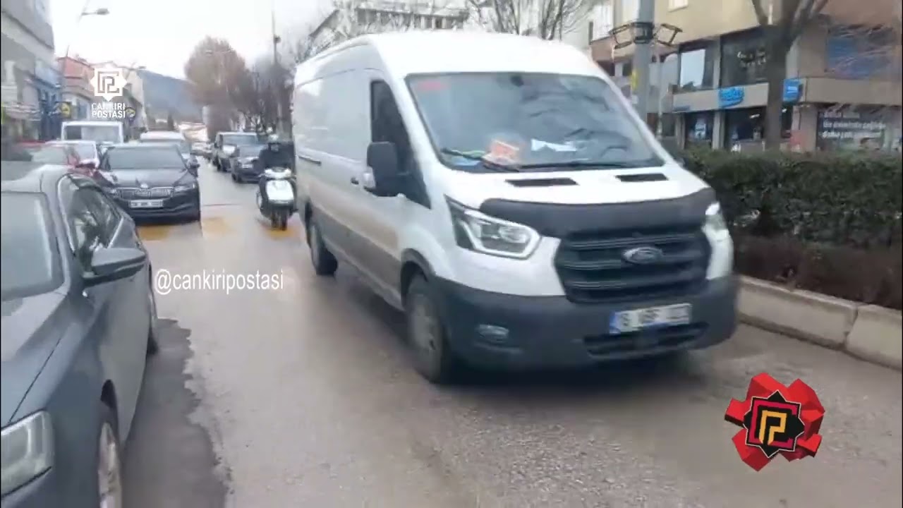 Çankırı'da trafik keşmekeşinin faturası yine yayaya kesildi