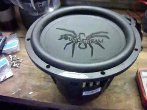 Soundstream T5 12'' subwoofer ! blown !