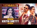 Heroine Krithi Shetty Speech The Warriorr Movie Pre Release Event Telugu