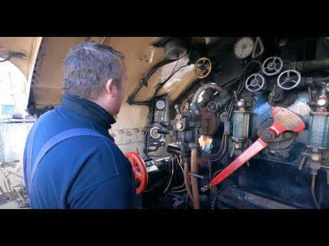 NYMR – Rundgang durch den Führerstand der Southern Railway S15 Nr. 825 bei Grosmont MPD