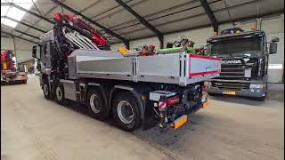 MAN TGS 37/510 8x4 FASSI 115tm CRANE/ FYJIB/WINCH/ TRACTOR/BOXED TRU open laadbak vrachtwagen | Foto 4 - Autoline