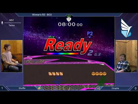 MMOM185 SSBM - Shuffle (Sheik, ICs) vs. Giraphe (Falco, Fox) - Melee WR3