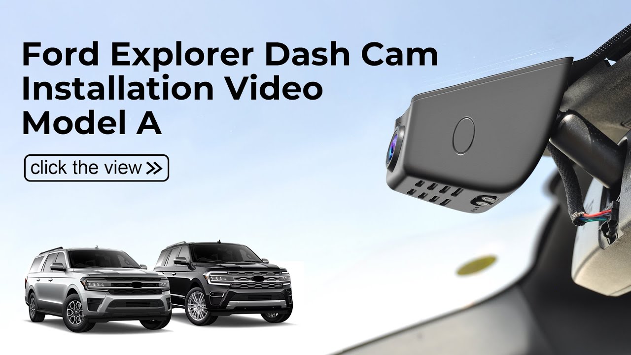  Ford Explorer Gen6 U625 2020-2024 | Model A 032D-1 Dash Cam Install | Rain Sensor Plug Adapter