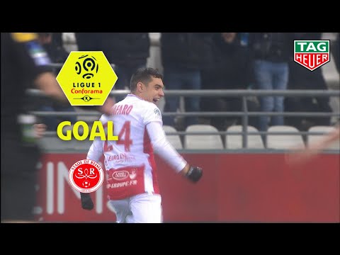 Goal Mathieu CAFARO (66') / Stade de Reims - RC Strasbourg Alsace (2-1) (REIMS-RCSA) / 2018-19