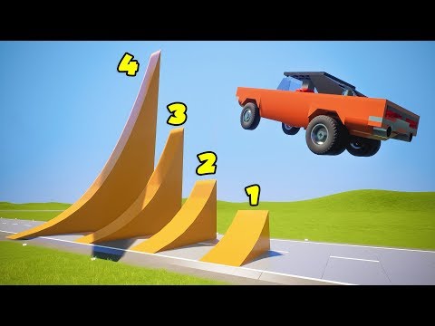 4 Different Lego Ramps Jumps | Brick Rigs 4 Different Lego Ramps Jumps | Brick Rigs