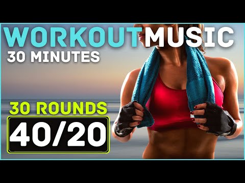 Workout Timer Music // 40/20 HIIT Timer // 30 Minute Workout