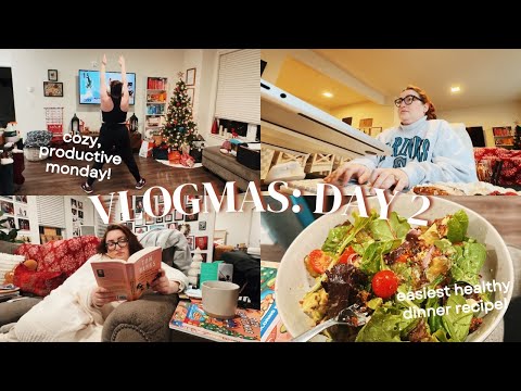 Cozy Productive Monday & Starting the Advent Calendars! | VLOGMAS DAY 2