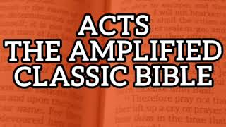 Acts The Amplified Classic Audio Bible with Subtit