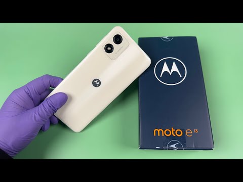 Motorola e13 Creamy White Colour Unboxing Camera Test | 4k Video | ASMR