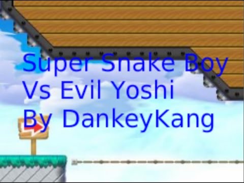 Super Mario Maker Super Snake Boy VS Evil Yoshi