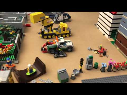 Bau einer Lego Stadt Teil 54- Straßenbedeckungen