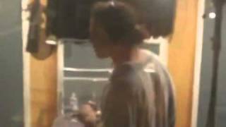 Bizzy Bone In The Studio Working On Jahni Denver's Debut Single "Bankroll" 2011