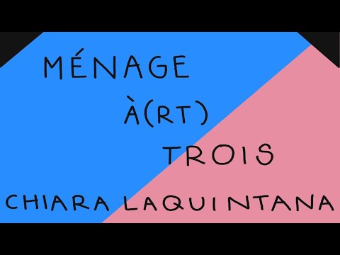 decamerette: 24/05 ore 17:30 - Ménage à(rt) trois con Chiara Laquintana