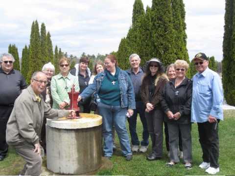 Suzette Standring visit the Cross at Barre MA and John Harty