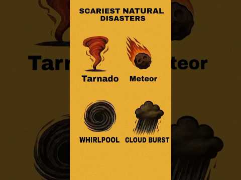 Scariest Natural Disasters 😱 | Tornado, Meteor, Whirlpool & Cloud Burst