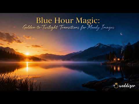  Blue Hour Magic: Capture STUNNINGMoody Wedding Photos (Golden Hour to Twilight Secrets!)