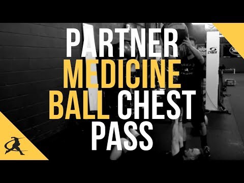 Partner Medicine Ball Chest Pass