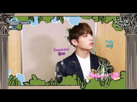 161013 M!Countdown BTS Today's   (ENG SUB)
