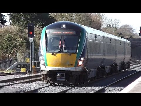 Irish Rail 22000 Class Intercity Train number 22211 - Kildare Station