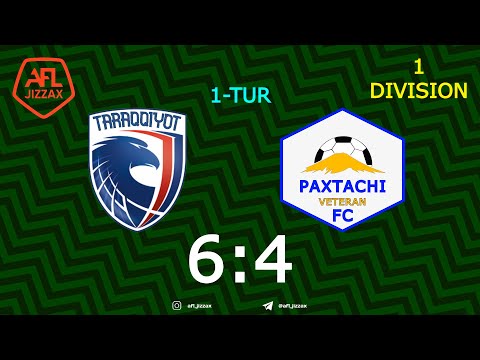 1-division. 1-tur TARAQQIYOT - PAXTACHI-VETERAN 6:4 (21.03.2021)
