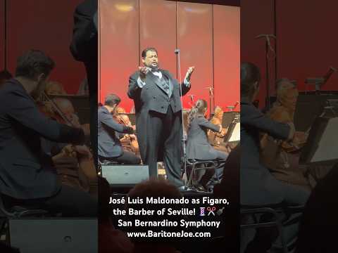Admin@baritonejoe.com / Baritone Joe sings Figaro’s aria  from the Barber of Seville #baritonejoe