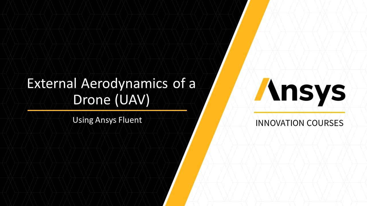 External Aerodynamics of a Drone (UAV) Using Ansys Fluent