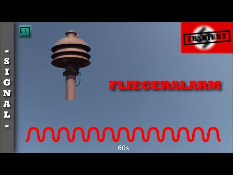 Ehemaliges Sirenensignal "Fliegeralarm" (Deutsches Reich) | Fm Si 40