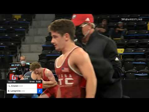 60 Kg Consolation Liam Cronin Nebraska Wrestling Training Center Vs Britain Longmire Unattached