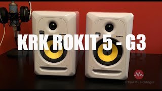 Video thumbnail for KRK Rokit 5 G3 Series in White by imamusicmogul