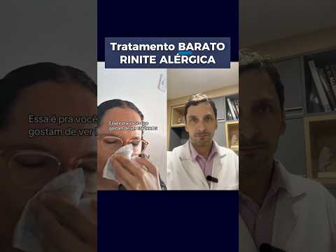 Tratamento bom e barato para RINITE ALÉRGICA.  #alergia #rinite #rinitealergica #sinusite #espirro