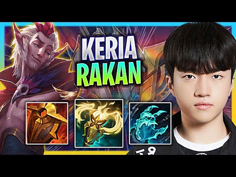 LEARN HOW TO PLAY RAKAN SUPPORT LIKE A PRO! | T1 keria Plays Rakan Support vs Blitzcrank!  Season 20