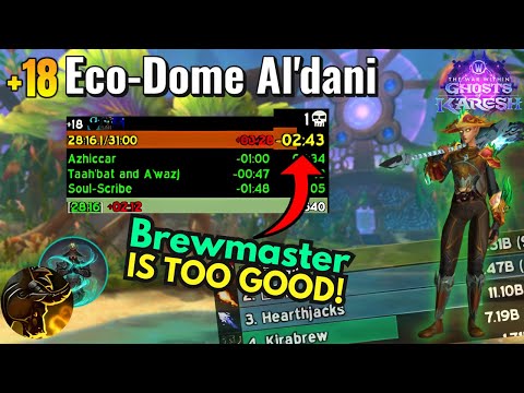 MoH's Tier Set Makes This A Breeze! | +18 Eco Brewmaster Monk PoV!