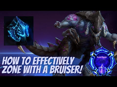 Dehaka Adaptation - HOW TO ZONE WITH BRUISERS IN A TEAMFIGHT! - Grandmaster Storm League