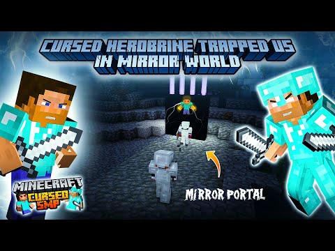 😱 REAL CURSED HEROBRINE TRAPPED US IN MIRROR WORLD | CURSED SMP EP-2  | MINECRAFT @TeddyGaming