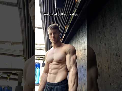 Built by pull ups and dips