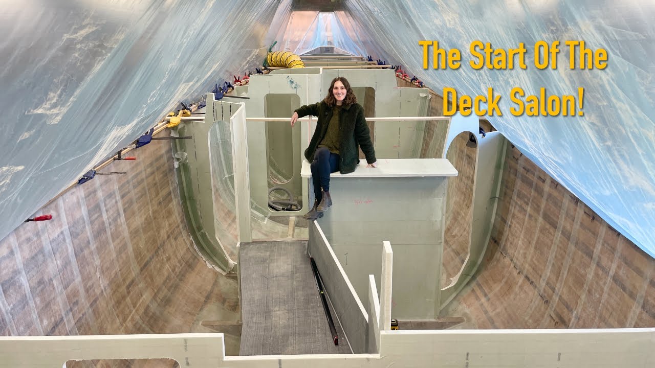 Adding a Second Floor to Our Sailboat - Deck Saloon Build Begins - Ep. 434 RAN Sailing