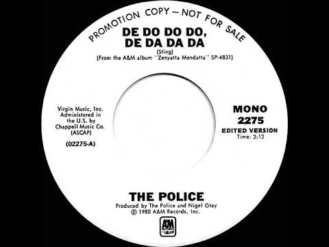 1981 The Police - De Do Do Do, De Da Da Da (mono radio promo 45--short version)