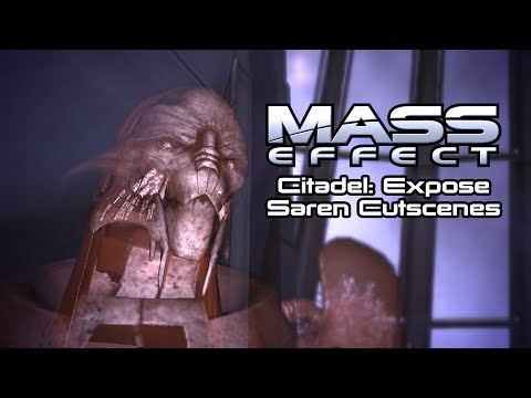 Mass Effect Cutscenes | Citadel: Expose Saren