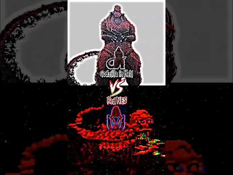 Godzilla in Hell v.s Red NES #godzilla #godzillainhell #red #creepypasta #shorts