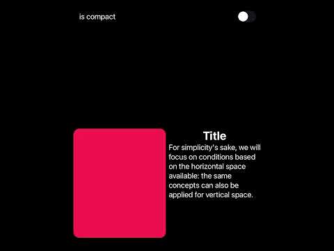 SwiftUI: Adaptive Layout (AdaptiveHStack)