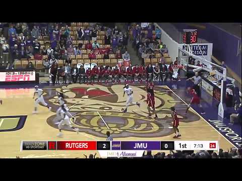 2017-18 JMU Women's Basketball - Rutgers Highlights