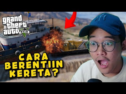Gua ESKPERIMEN Memberhentikan KERETA API Pakai Cara Apapun di GTA 5!
