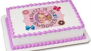 WE GOT A JOJO SIWA CAKE!! +WE FOUND THE KID IN A CANDY STORE DOLL!!!