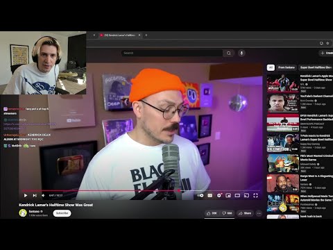 xQc is Still Talking about Kendrick Lamar's Haltfime Show 3 Days Later...