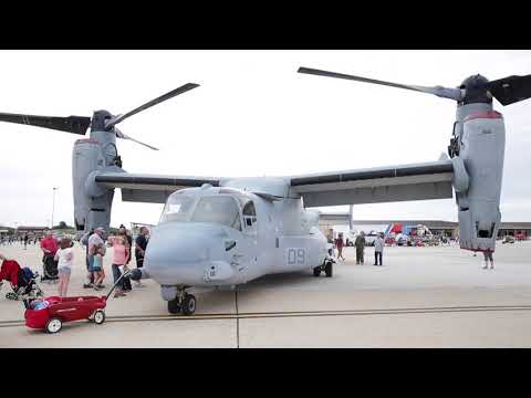 V-22 Osprey walkaround at Joint Base McGuire-Dix-Lakehurst Air Show 2018