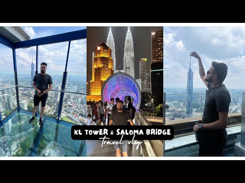 Discovering the Beauty of Kuala Lumpur Tower & Saloma Bridge at night | मलेशिया की नाईट की ज़िंदगी |