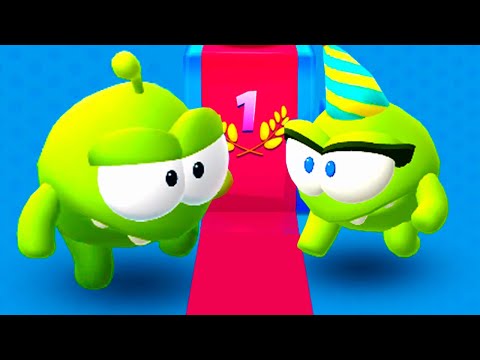 Om Nom Run - Multiplayer Racing OM NELLE vs OM NOM - Who Is Better