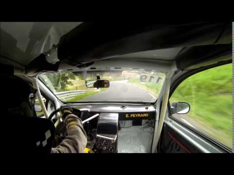 Grosse glisse à la Course de Cote de Duniéres 2016 en Clio 3 Cup Eric Peyrard