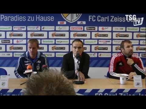 Pressekonferenz Carl Zeiss Jena - TSG Neustrelitz